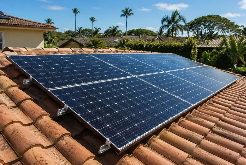 Installation de panneaux solaires à Cère